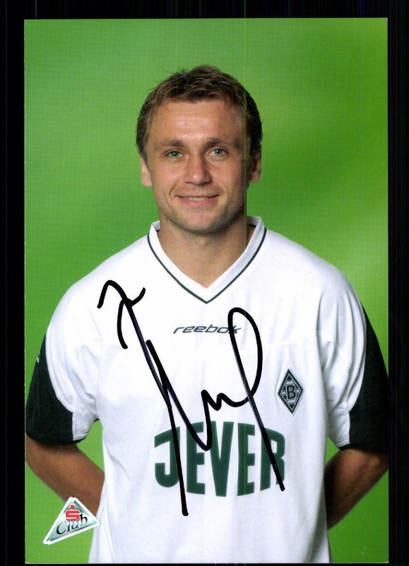Ivo Ulich Autogrammkarte Borussia MÃ¶Nchengladbach 2002/03 Original Sign+ A 68845