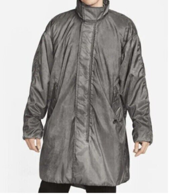 $300 Nike Sportswear Tech Pack Therma-FIT Parka Men Jacket Anthracite DV9990 MED