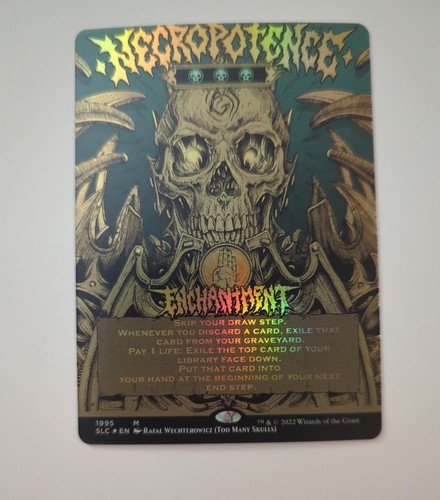 Necropotence FOIL MTG Secret Lair 30th Anniversary Countdown Necropotence FOIL MTG Secret Lair 30th Anniversary Countdown
