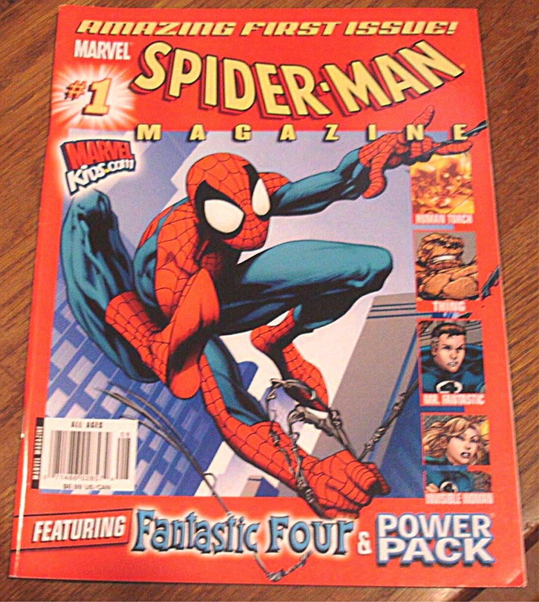 SPIDERMAN MAGAZINE 1 NM COVER C VARIANT 2008 SERIES AMAZING