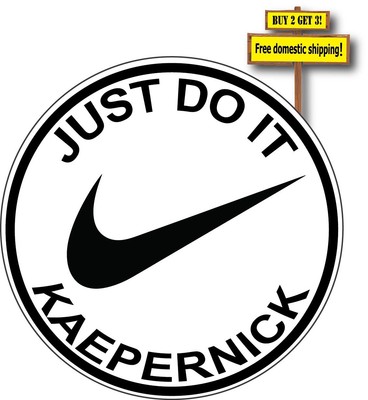 Just Do It Nike Colin Kaepernick Nfl Vinyl Decal Sticker 442のebay公認海外通販 セカイモン