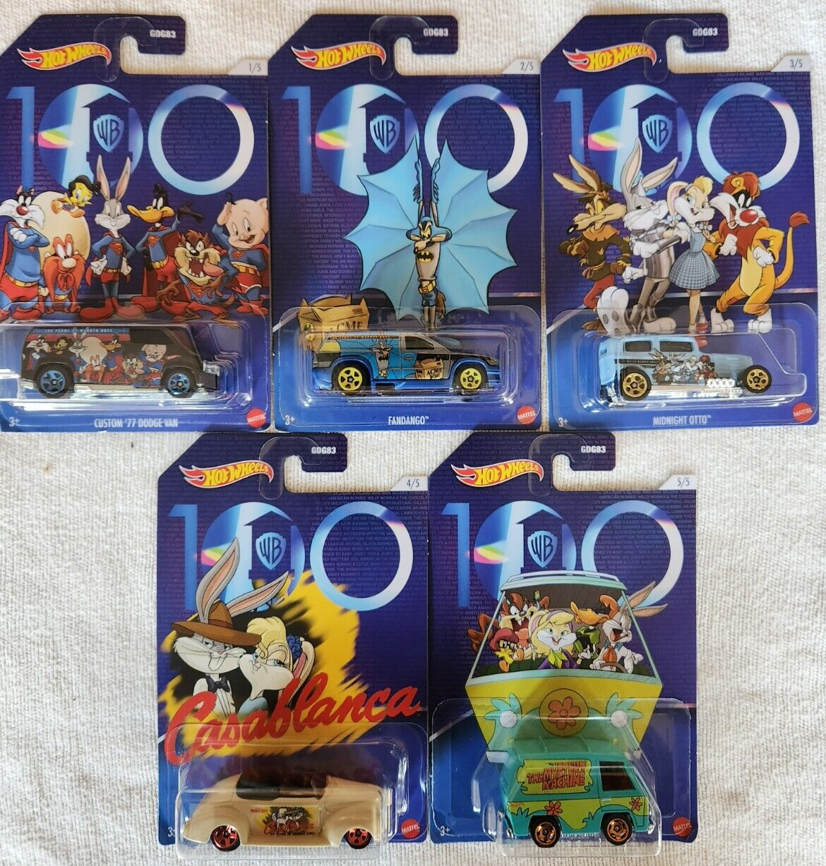 2023 Hot Wheels WARNER BROTHERS 100th ANNIVERSARY Looney