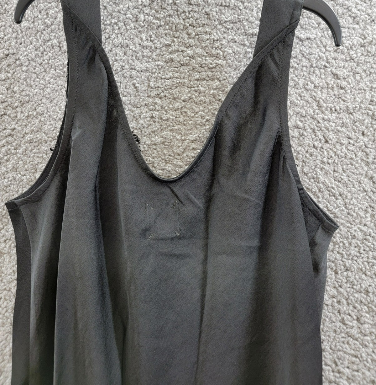 Nic+Zoe Lace Trim Cami Tank Top Women's XS Black V-Neck Sleeveless Pullover - Picture 11 of 15