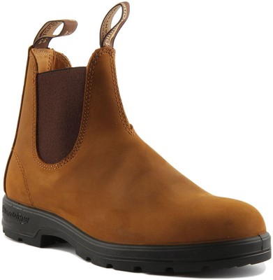 BLUNDSTONE BLUNDSTONE 562 HERREN SLIPPER LEDER CHELSEA STIEFEL IN HELLBRAUN UK GRÖSSE 7 - 12