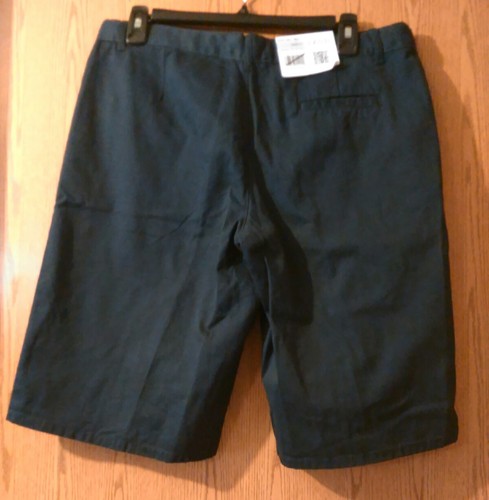 Izod Boy's Adjustable Waist Short, Navy, Size 20 Husky, NWT
