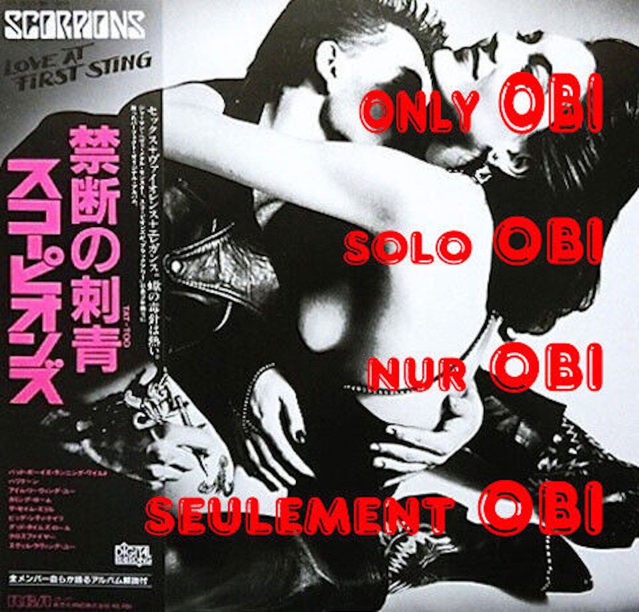 SCORPIONS Love at First Sting Japan ( RPL-8223 ) ***Only OBI