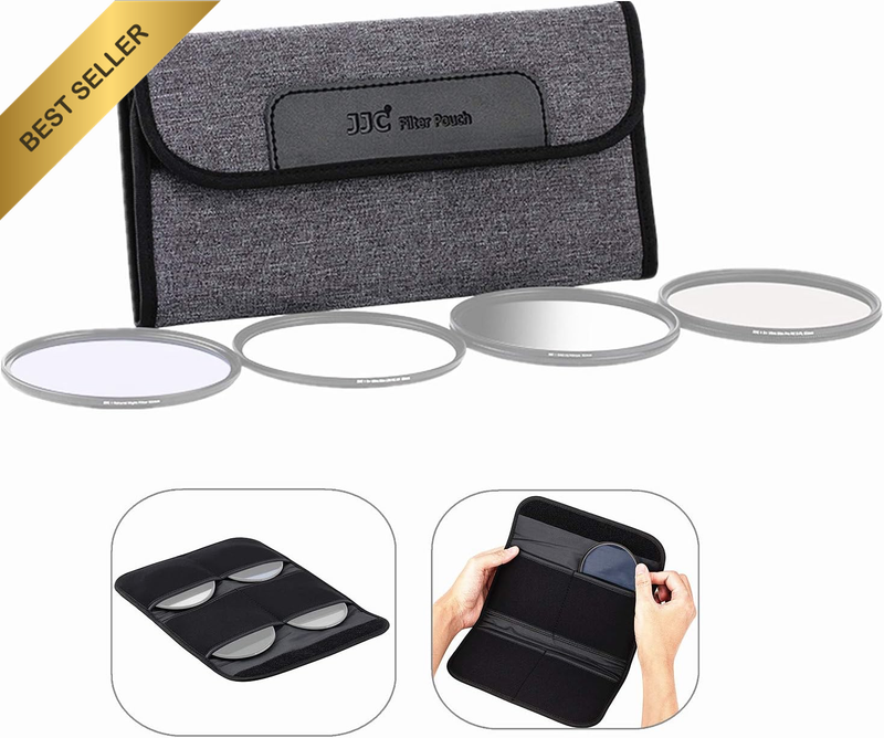4 Pocket Neoprene Foldout Camera Lens Filter Pouch Filter Protect Case Bag Holde