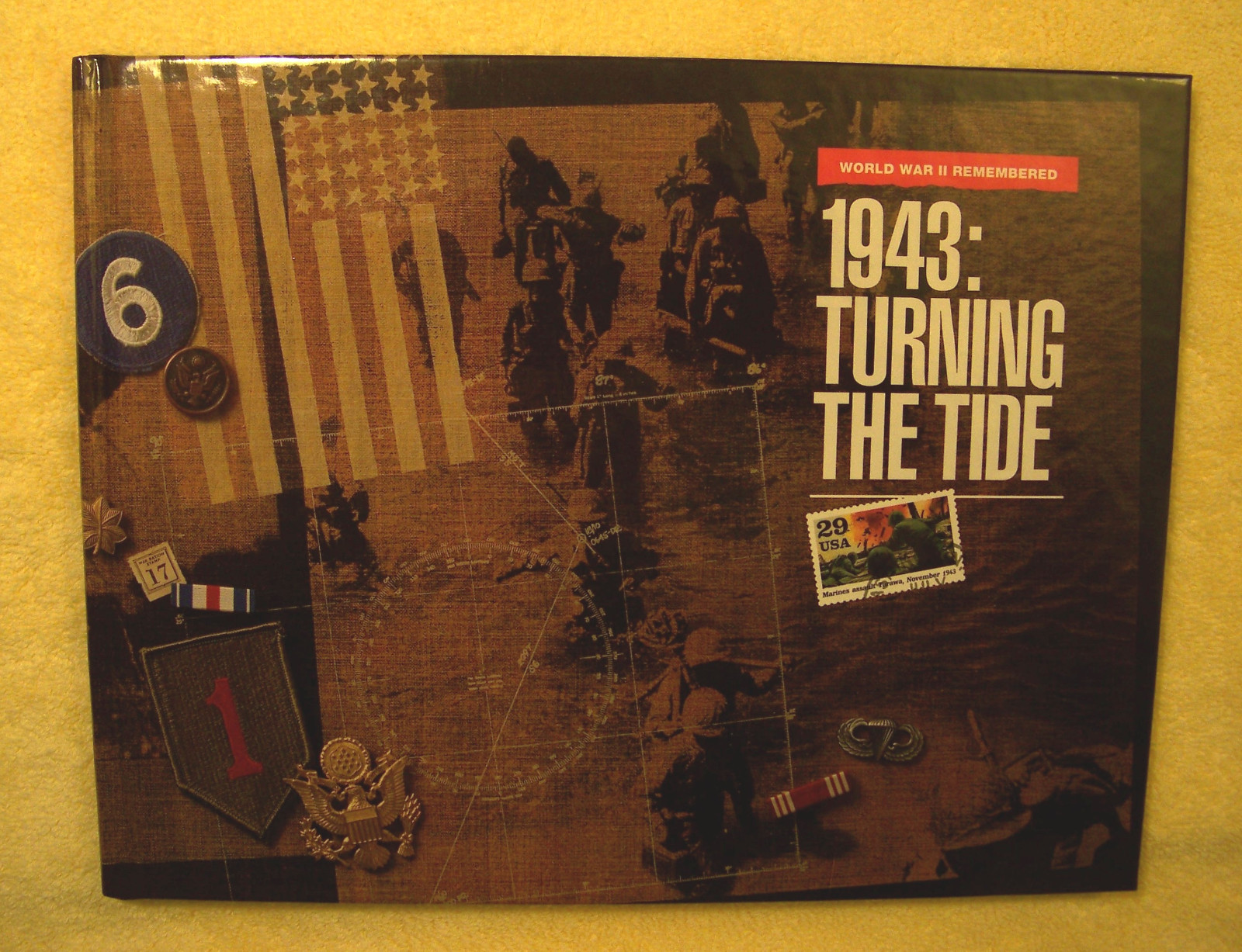 NEW/UNUSED: WWII Remembered, 1943 Turning The Tide, Mint Stamp Set And Book