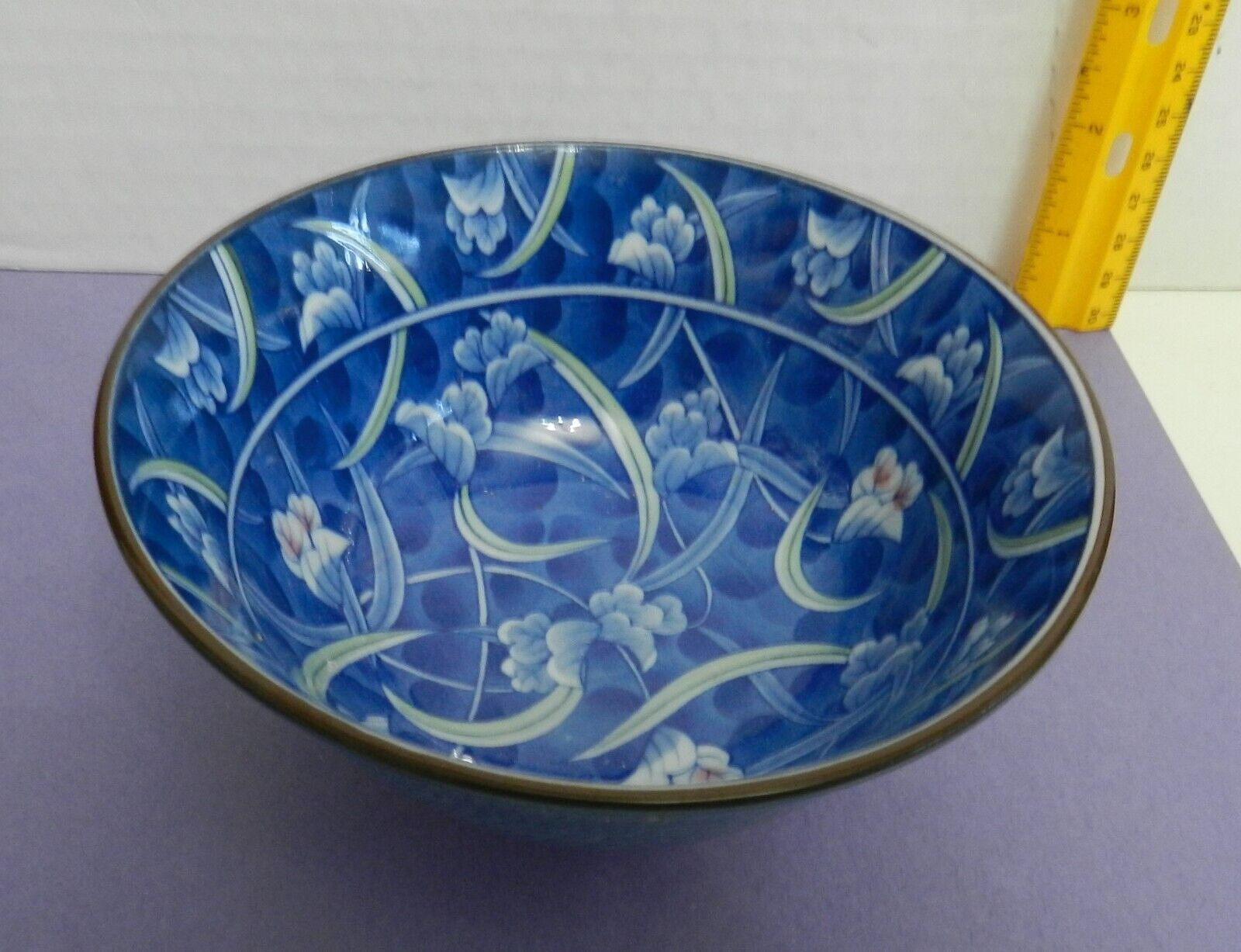 ○Blue dish○３１×２３○ALUMINIA・ Cop◇希少◇ ○Blue dish○31×23○ALUMINIA・ Cop◇希少◇ MPZ32 -- JAPAN