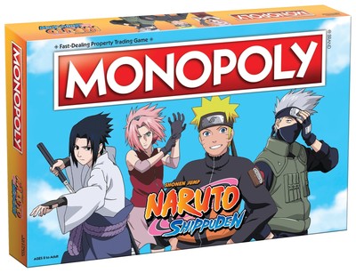 MONOPOLY Naruto | Коллекционная игра Монополия Наруто из серии манги