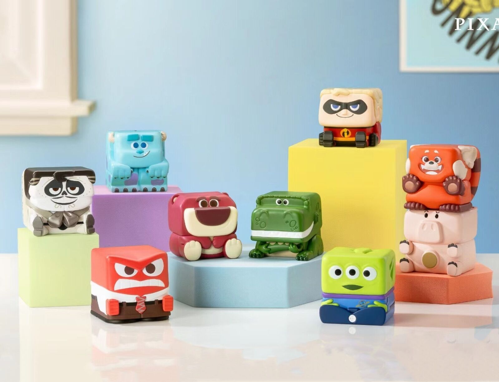 POP MART Disney Pixar POP CUBE 1-3 Series Blind Box