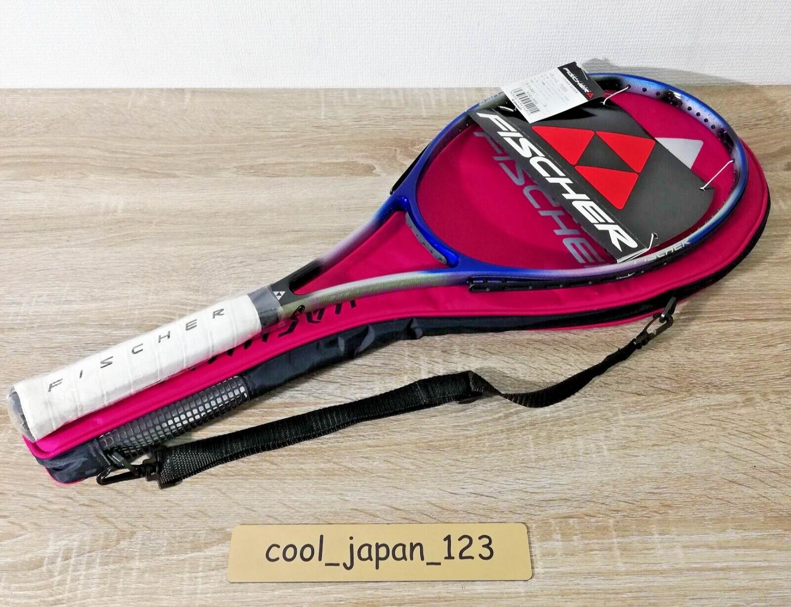 未使用　FISCHER VACUUM PRO MIDSIZE 90　ケース付 NOS* FISCHER VACUUM PRO 90 MIDSIZE TENNIS RACQUET (4 3/8