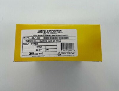 Gentex S1209F - Same Day Shipping (SEALED)