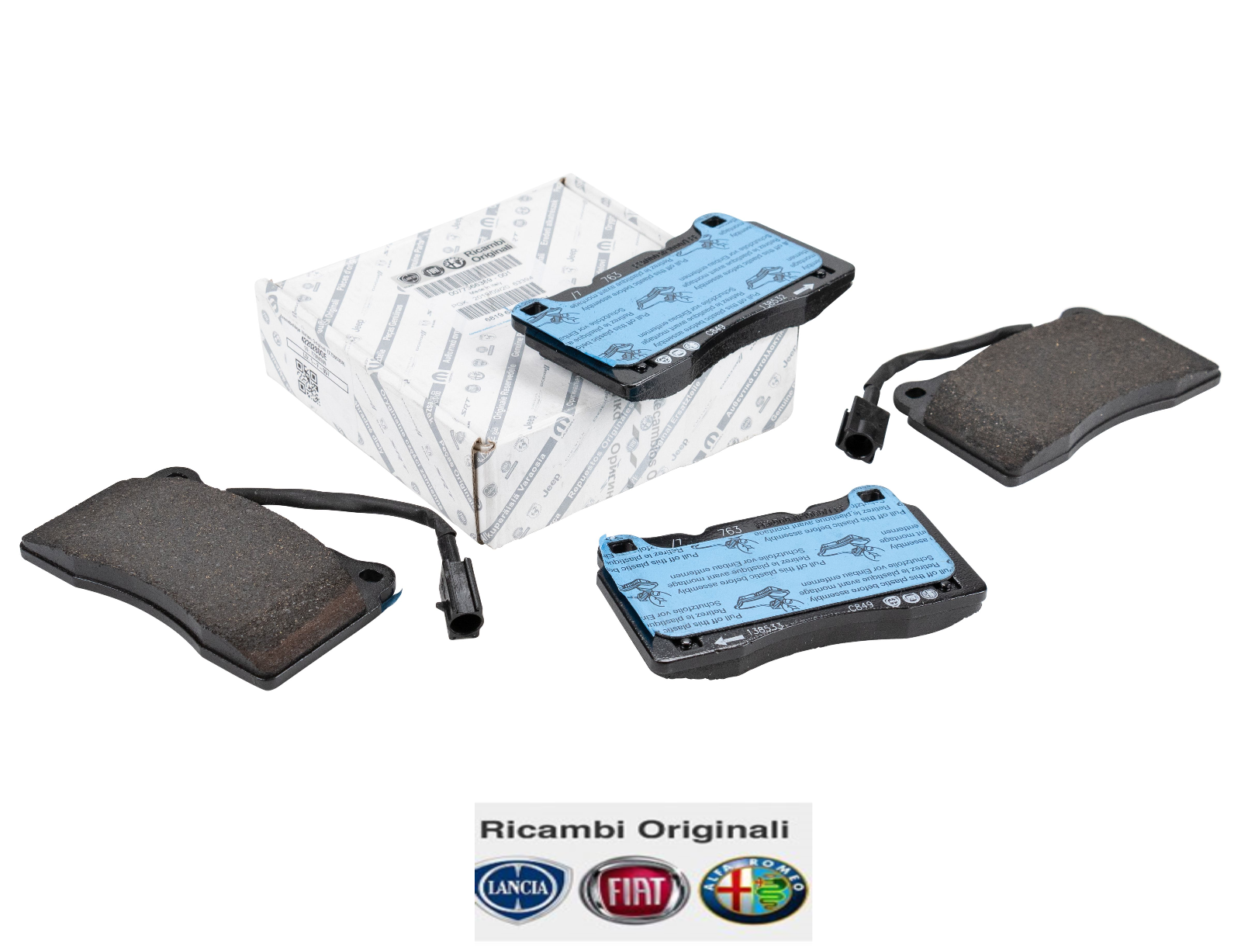 Original Fiat 77366389 Brake Pad Set, Front Disc Brake Alfa Romeo