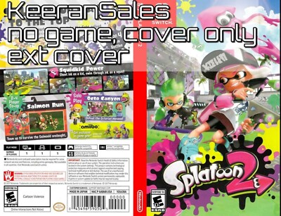 Splatoon 2 CASE ONLY NO GAME Nintendo Switch Game Case eBay