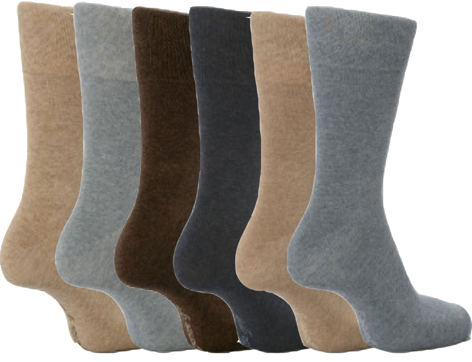 Mens Gentle Grip Socks Non Elastic Soft Top Diabetic COTTON lot eBay