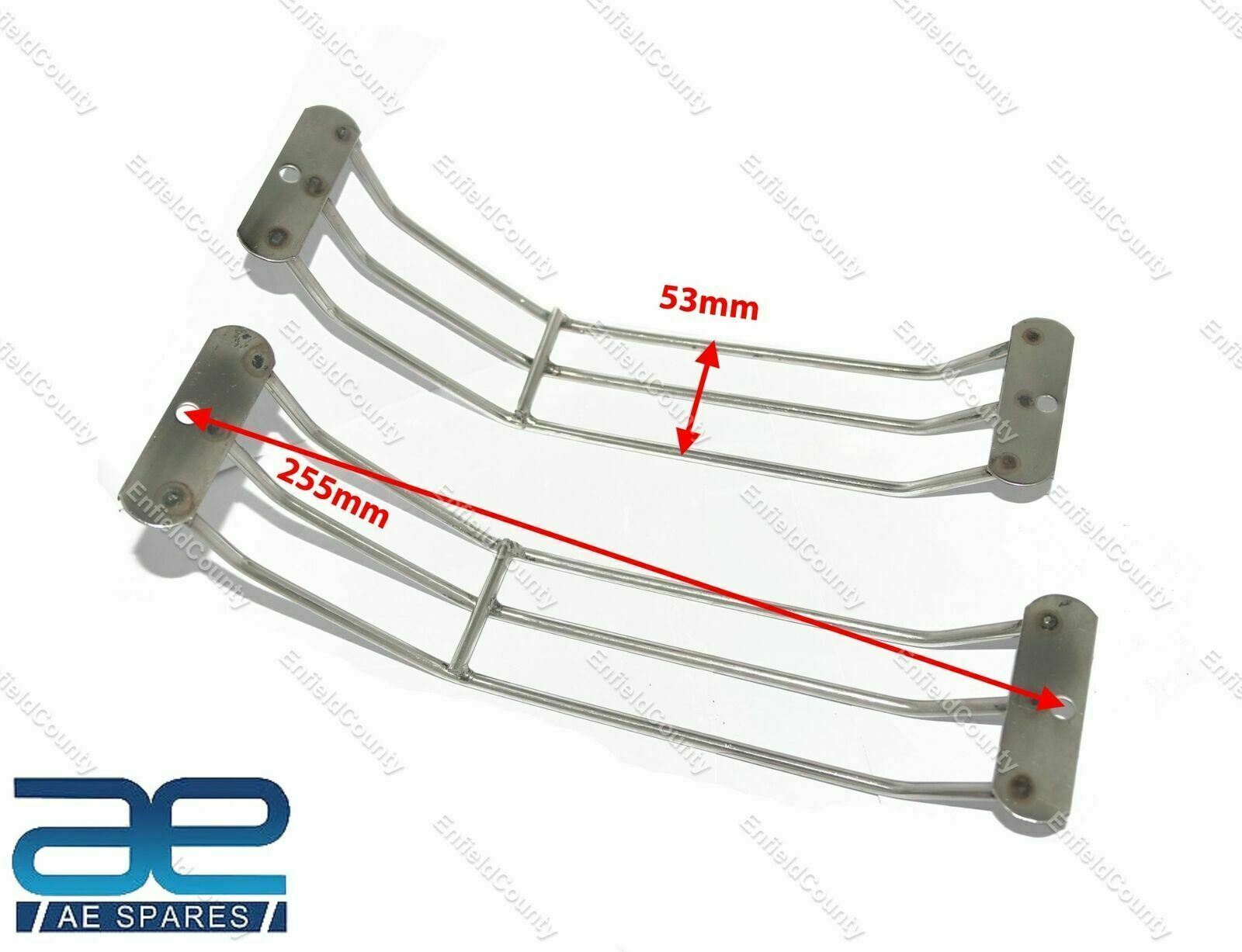 Pair Front Indicator Turn Light Grill Protector Stone Guard 3 Wheel Tuk Tuk  