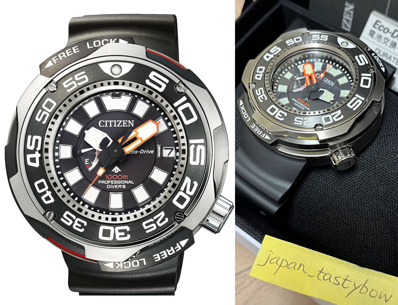 CITIZEN PROMASTER MARINE BN7020-09E Eco-Drive Black Watch