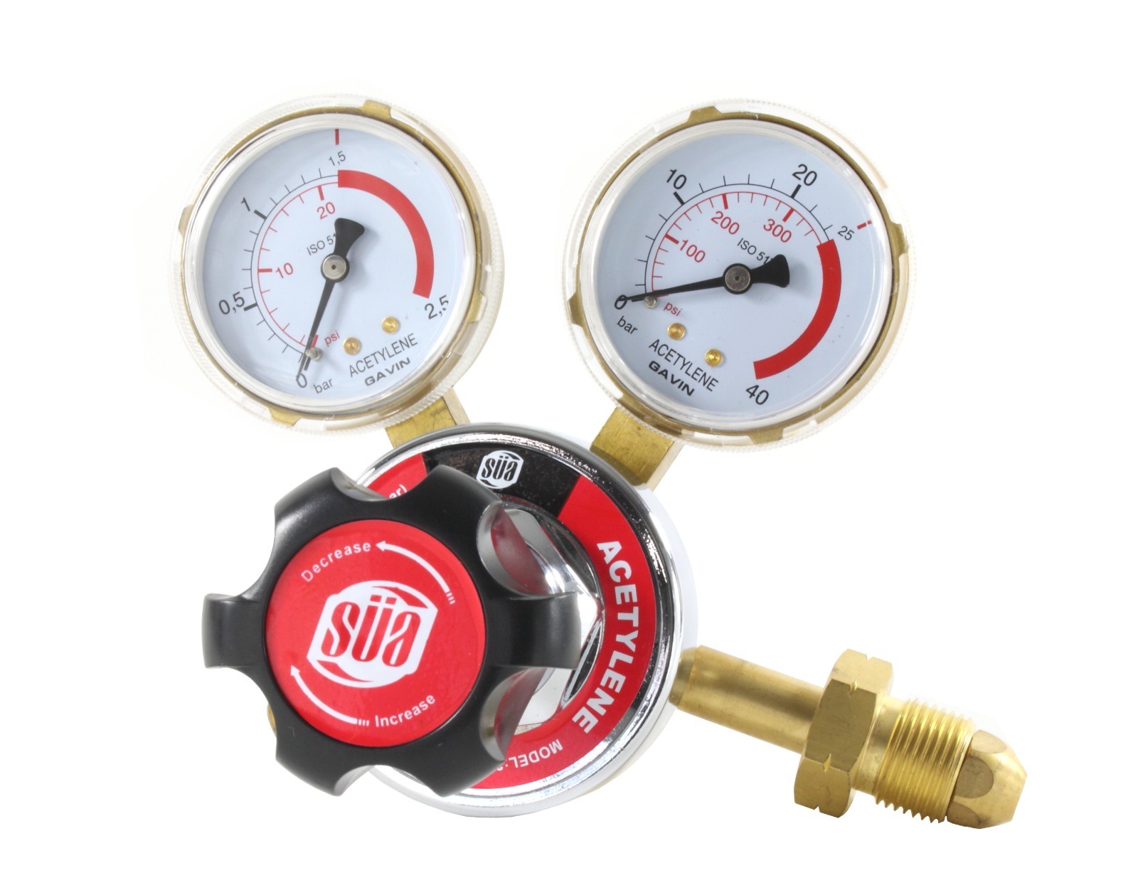 SÜA Oxygen and Acetylene Regulators Combo Welding Gauges 25HX