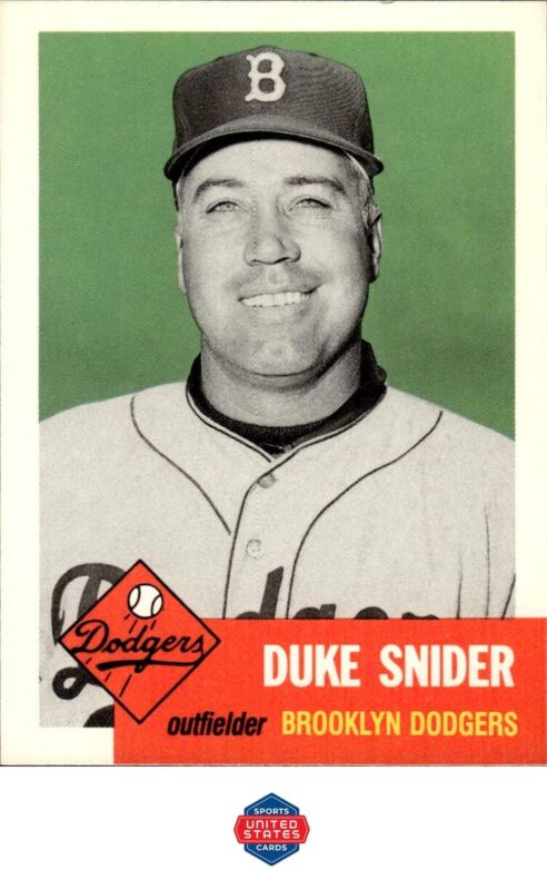 1991 Topps Archives 1953 #327 Duke Snider