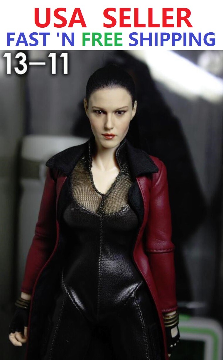 KUMIK 1/6 Black Hair Female Head sculpt KM13-11 For 12