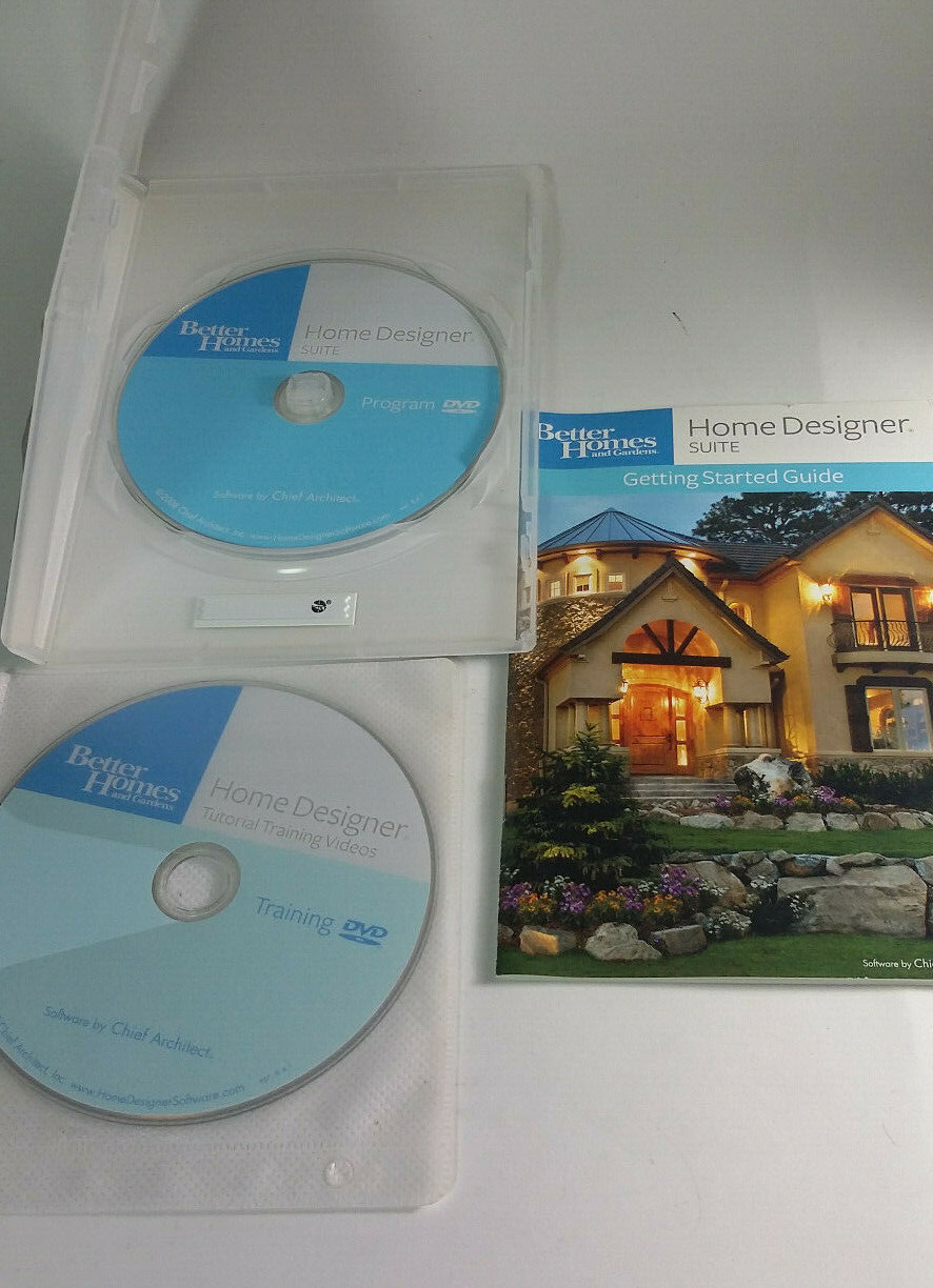 Better Homes and Gardens Home Designer Suite DVD & PC Software with Product Key!