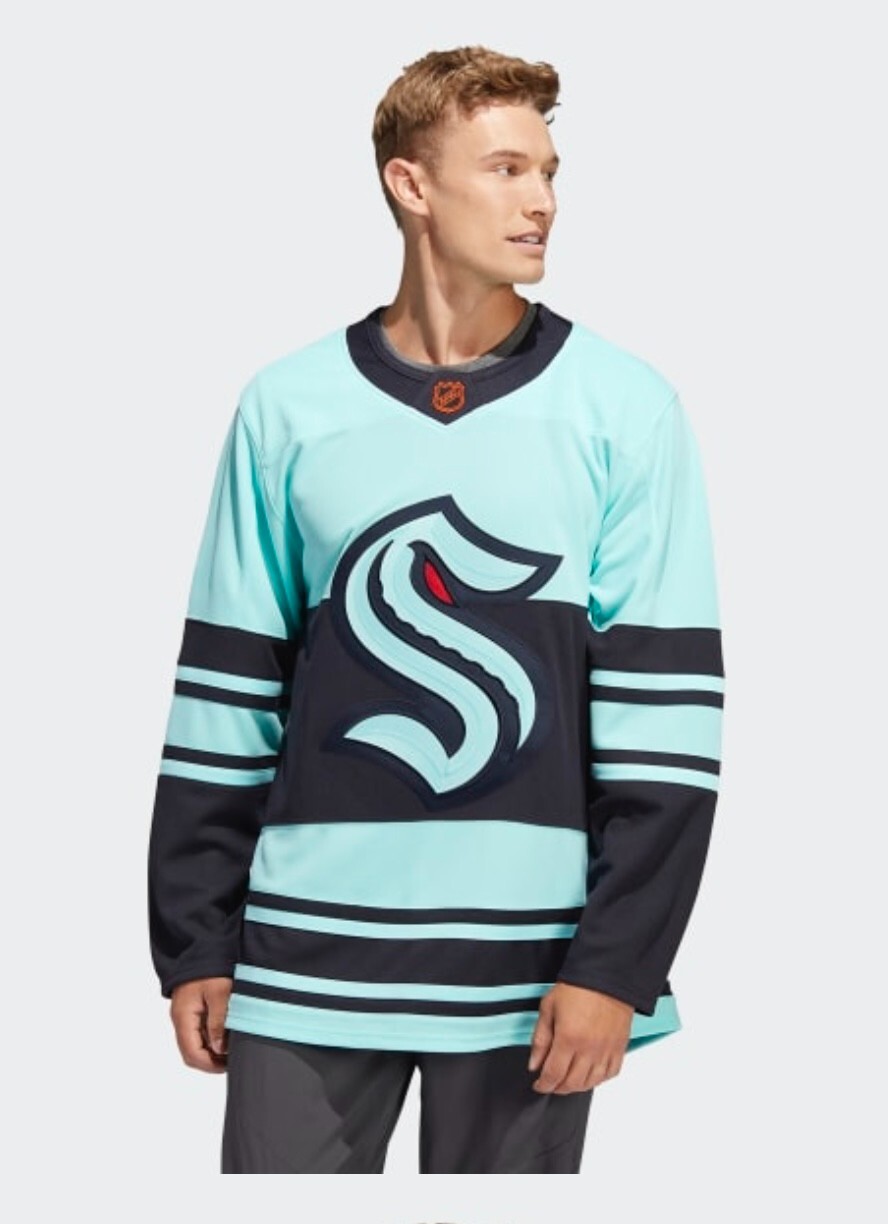 ADIDAS Seattle KRAKEN Authentic Reverse Retro Wordmark