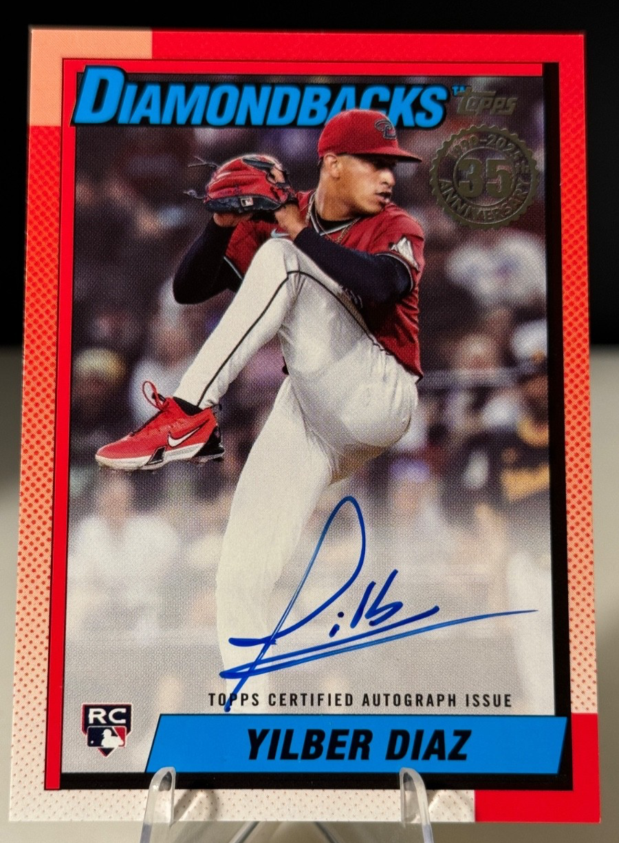 2025 Topps Series 2 Yilber Diaz auto