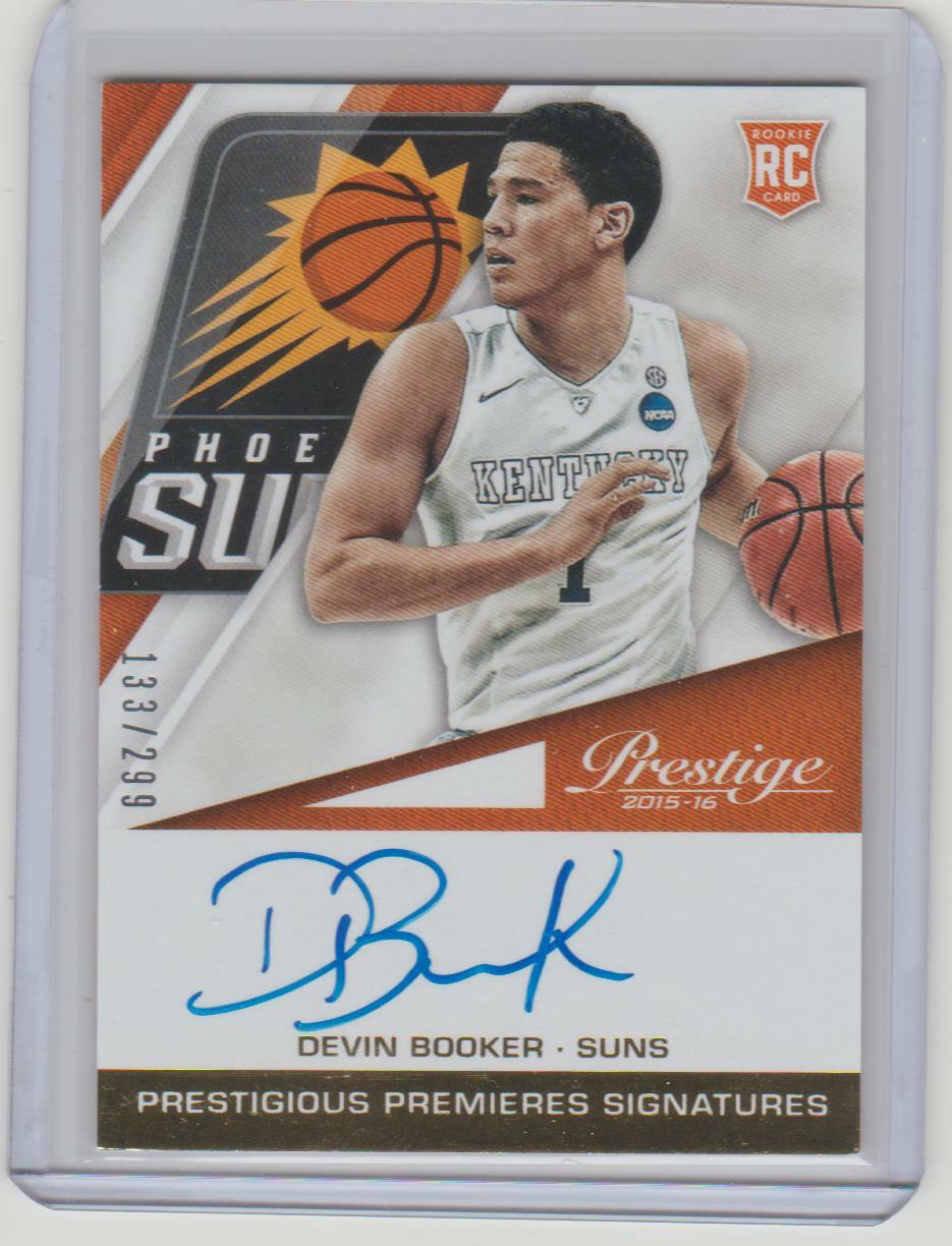 DEVIN BOOKER 15-16 Prestige Prestigious Premieres Signatures DEVIN BOOKER 15-16 Prestige Prestigious Premieres Signatures