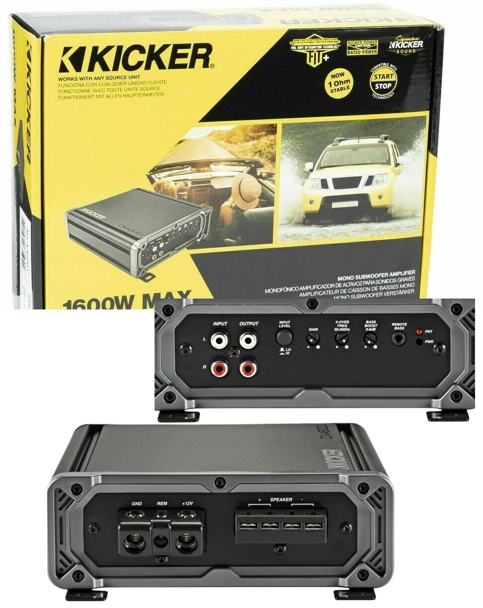 KICKER CXA800.1 パワーアンプ 楽天市場】【KICKER】キッカー CXA800.1 CXシリーズ 600W(2Ω