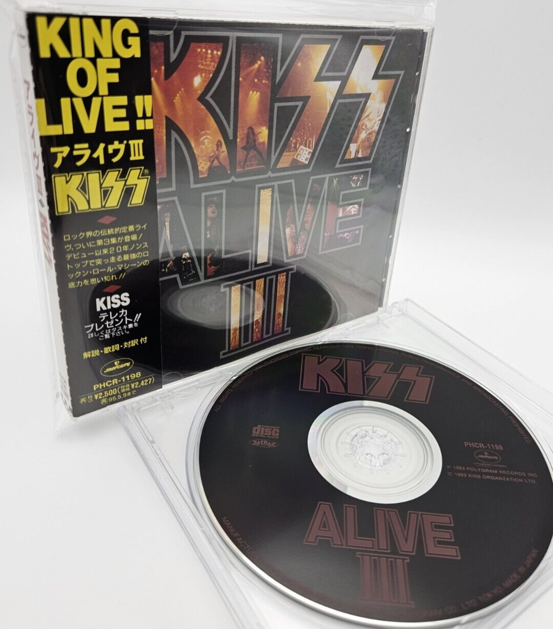 KISS ALIVE Ⅲ Japan 1st Edition CD PHCR-1198 w/OBI