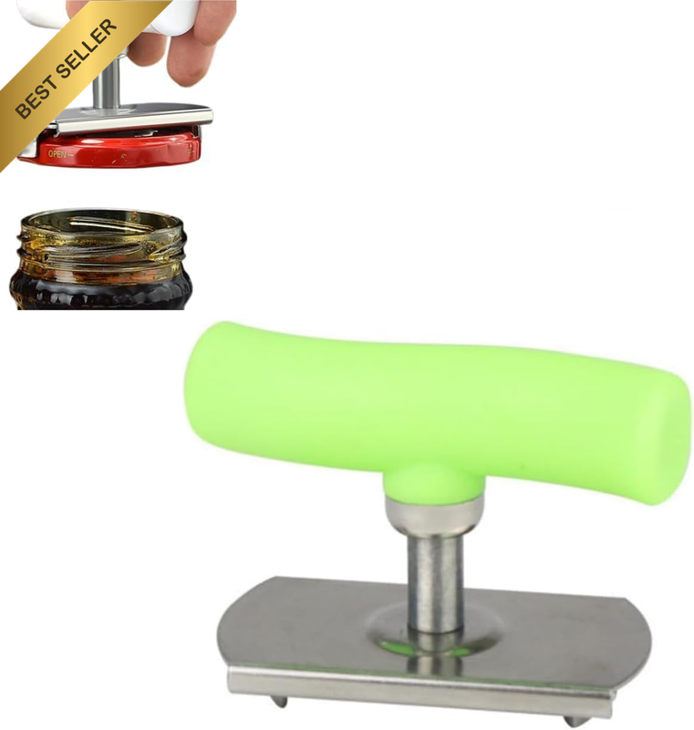 Stainless Steel Jar Opener for Seniors, Effortless Jar Opener for Arthritic Hand