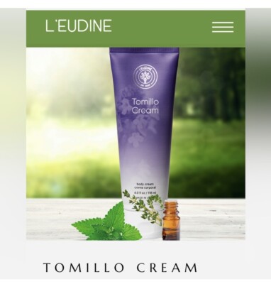 Leudine Tomillo Crema Alivio de Resfriados Tos Congestión  Asma 4oz