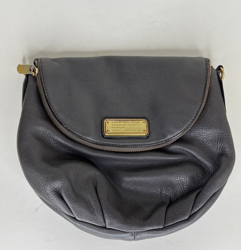 marc jacobs shoulder bag gray pebbled leather No Strap | eBay