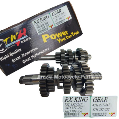 TWH RACING YAMAHA RX115 RXS RXKING RX135 TRANSMISSION GEAR SET AFTERMARKET