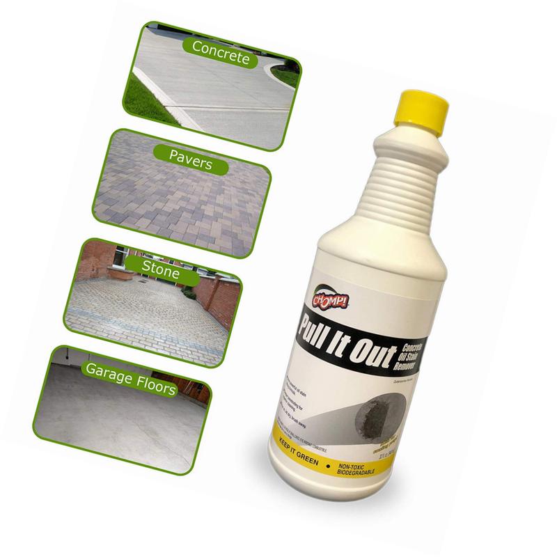Chomp Pull It Out Oil Stain Remover For Concrete Grease Garage