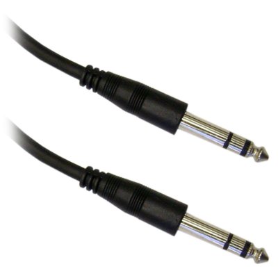 6Ft 1/4 Inch Male Male TRS Stereo Audio Cable Guitar Instrument Speaker PA v2