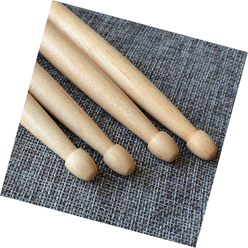 ARLX Drum Sticks 5A Wood Tip Drumstick, Maple, 2 Pair