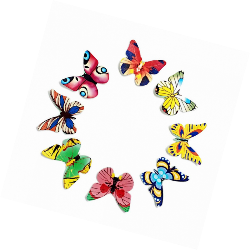 STOBOK Schmetterlinge Kuchenaufsätze Essbare Papier 120 Stücke