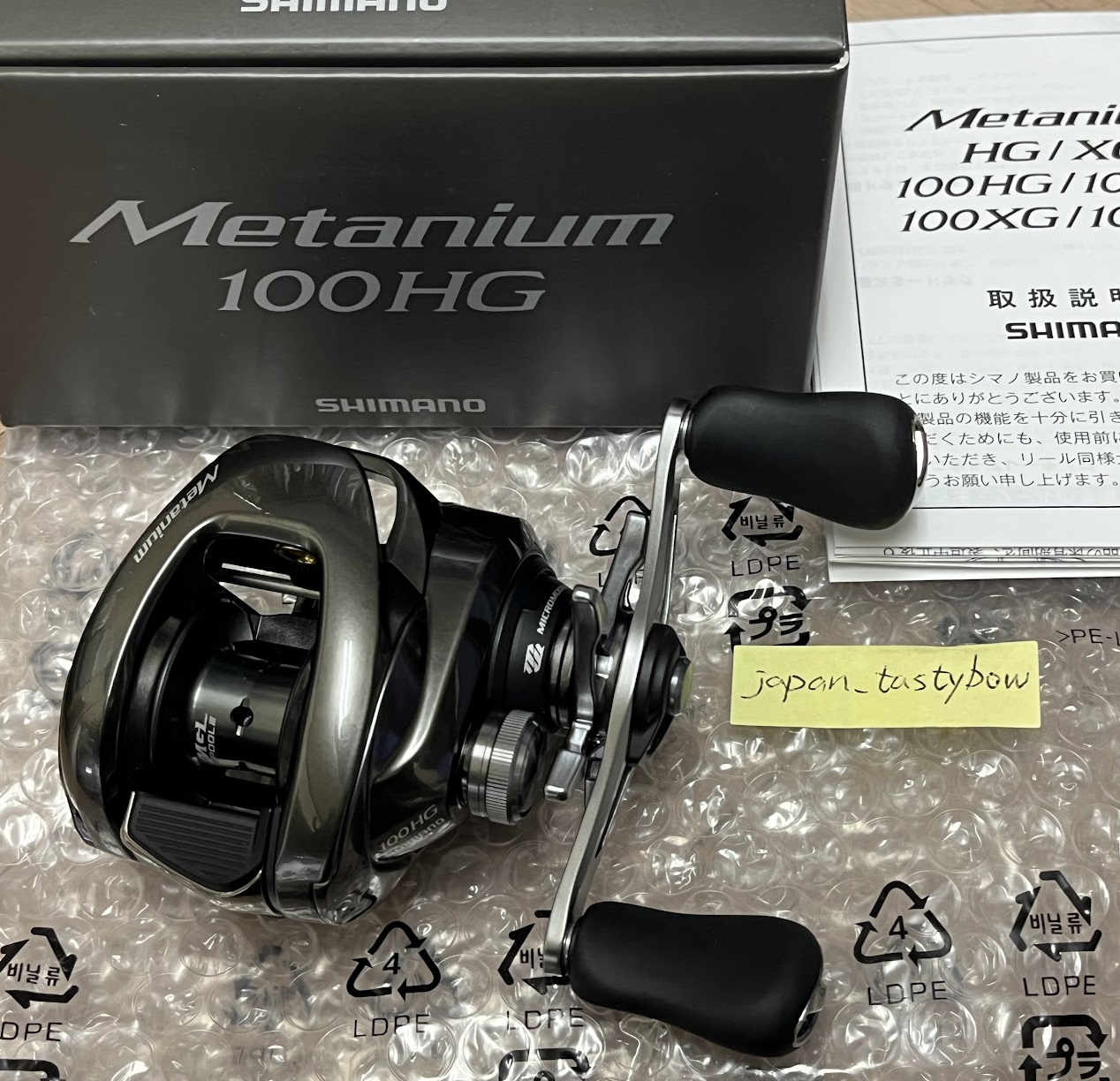 リール SHIMANO 23nium 100XG Shimano 23 Metanium 100XG (Right Handle) Bait Reel Free