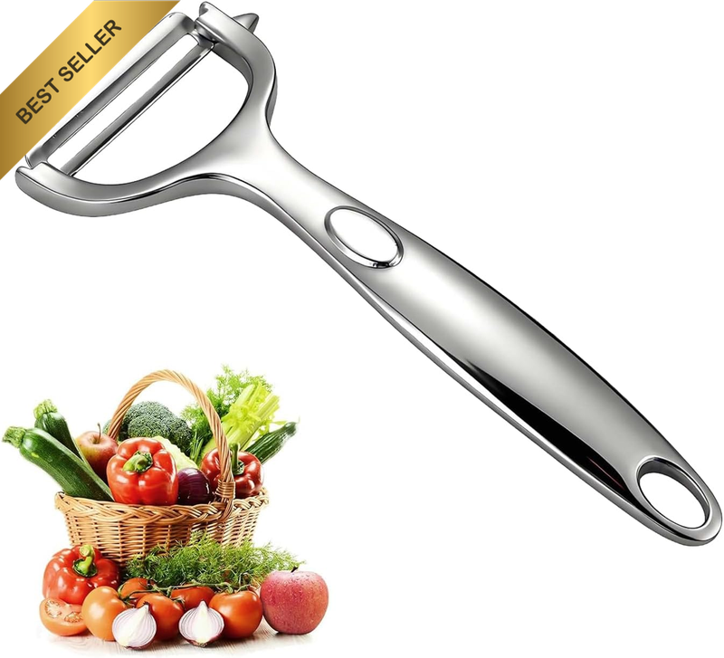 Premium Vegetable Peelers with Swivel Blade, Sharp Stainless Steel Potato Peeler
