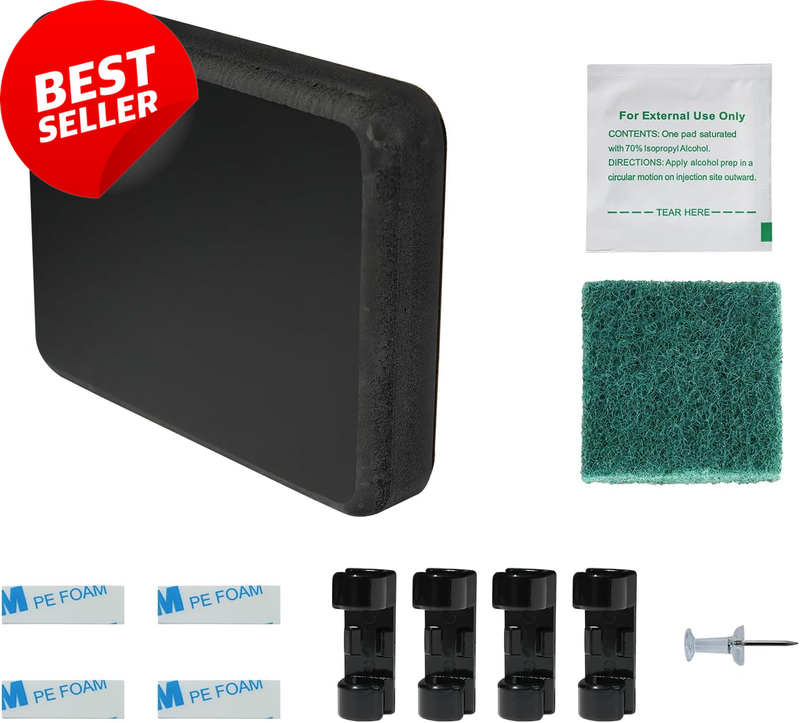 Screwless Transducer Mount Kit - Standard Size - Black - No Screws Included