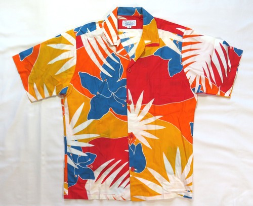 希少 50s Town Craft Vintage Hawaiian Shirt 50s 60s Vintage TOWN CRAFT Aloha Shirt Japanese Pattern Rayon