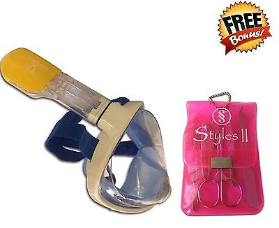 Styles II Fitness Snorkeling Mask  Anti-Fog Anti-Leak  Secure Fit with (Best Mask Snorkel Set)
