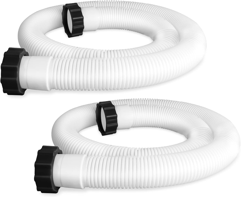 2 Pcs Pool Hoses for above Ground Pools 1 1/2 Inch Diameter 59" Long Pool Pump H
