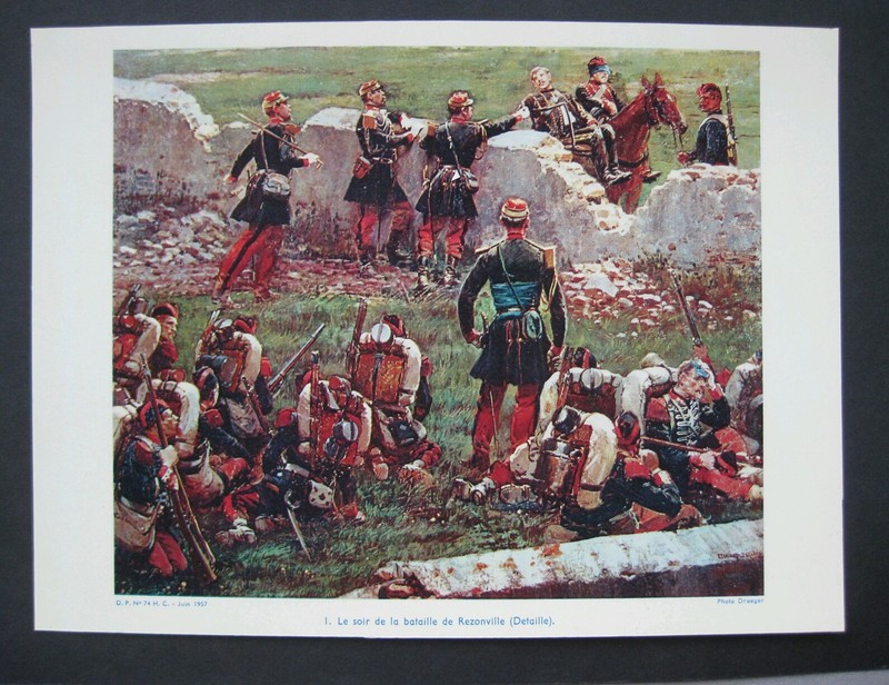 Reproduction De Tableau Du Soir De La Bataille De Rezonville