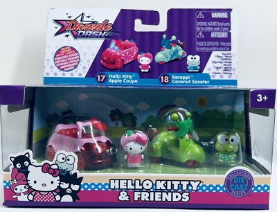 Hello Kitty & Friends Dazzle Dash Apple Coupe & Keroppi Coconut Scooter 17/18