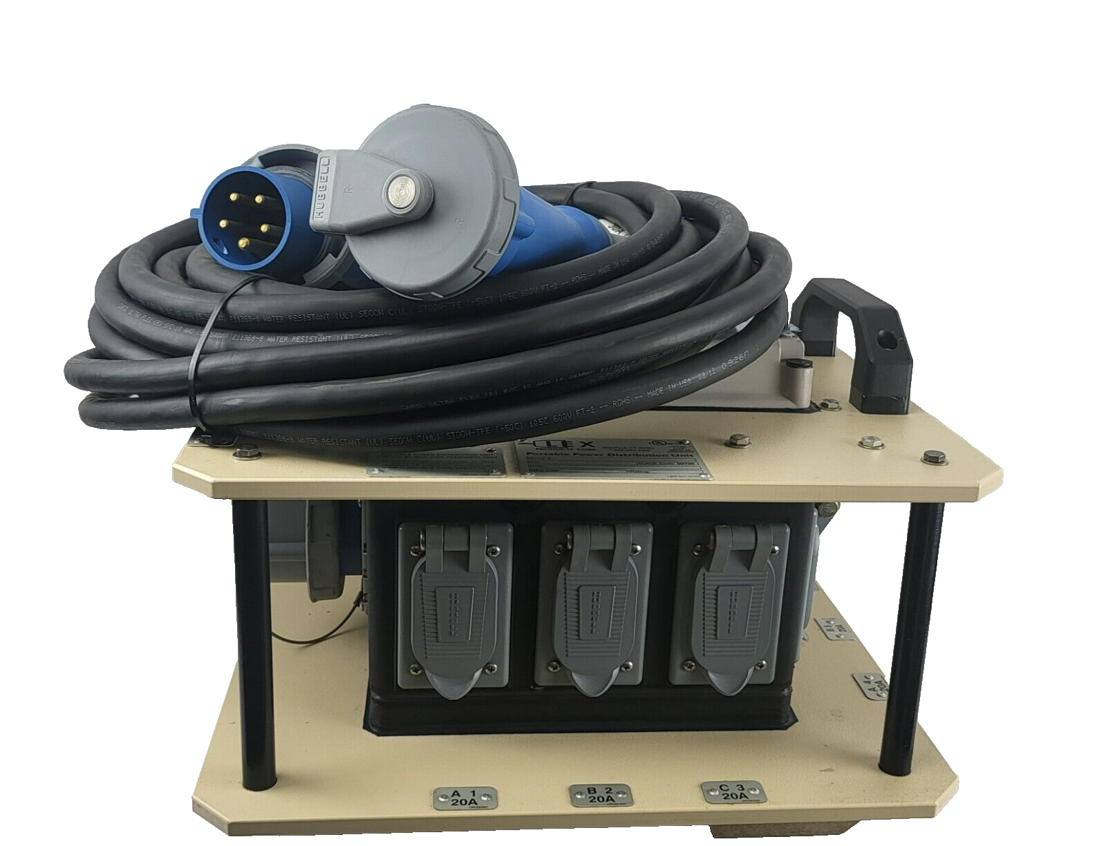 【未使用】μ-DIMENSION_UDI-302-1M 1 LEX USMC MEPDIS-R 5kW Power Distribution INDOOR BOX WITH