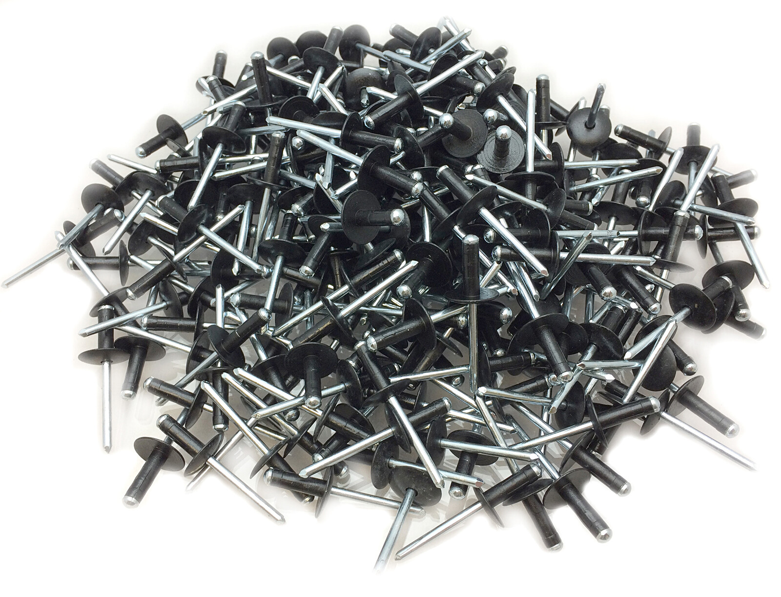 250 3/16" Large Head Black Painted Multi Grip Aluminum Pop Rivets 2301 eBay