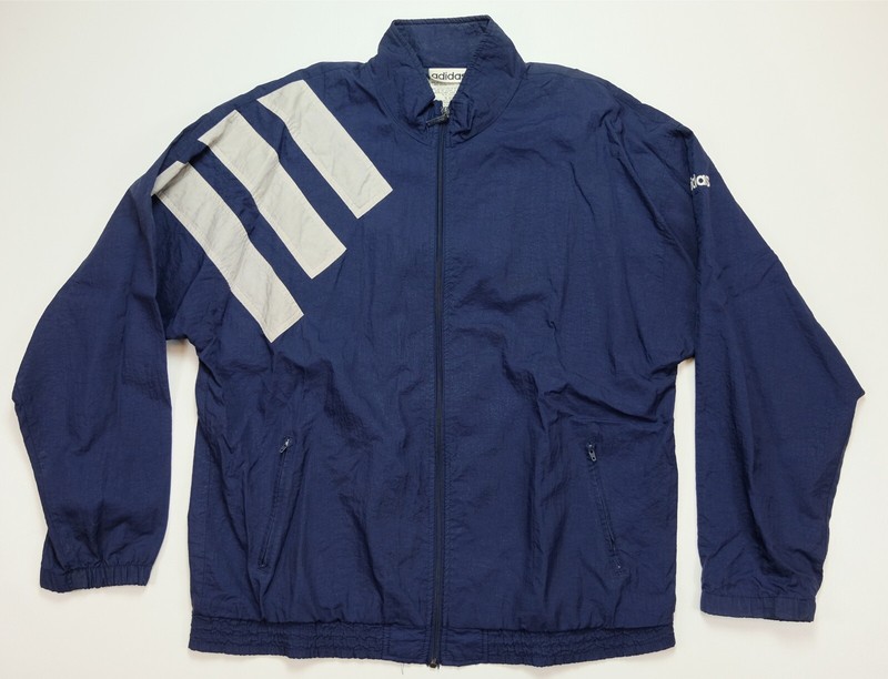 adidas three stripe windbreaker